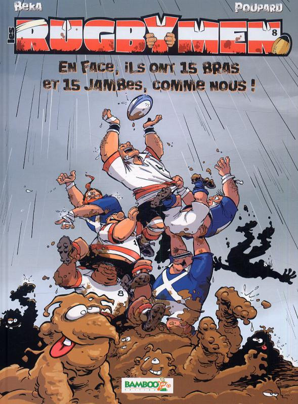 8. En face, ils ont 15 bras et 15 jambes, comme nous !