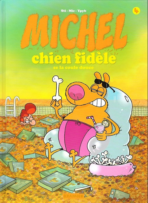 4. Michel chien fidèle se la coule douce